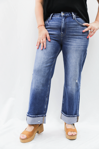 Flying Monkey HR Cuffed Slim Wide Jean