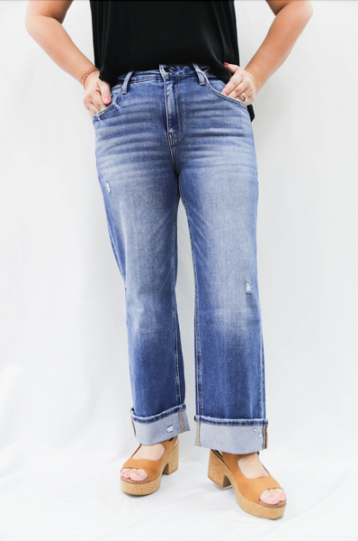 Flying Monkey HR Cuffed Slim Wide Jean