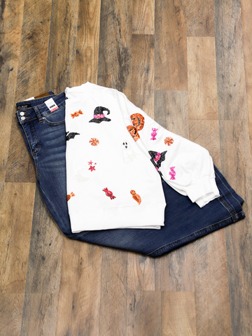 Mary Square Millie Halloween Sweatshirt