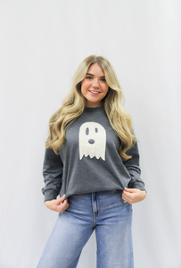 Patchwork Sweatshirt - Ghost