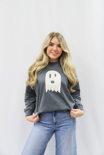 Patchwork Sweatshirt - Ghost