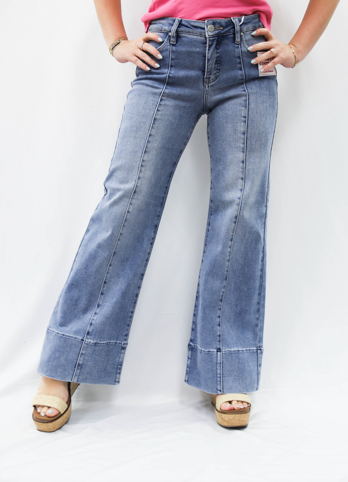 Risen TC MR Ankle Wide Flare Jean