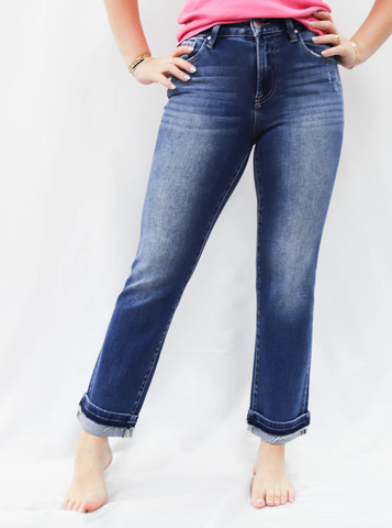 Risen MR Ankle Straight Cuffed Jean