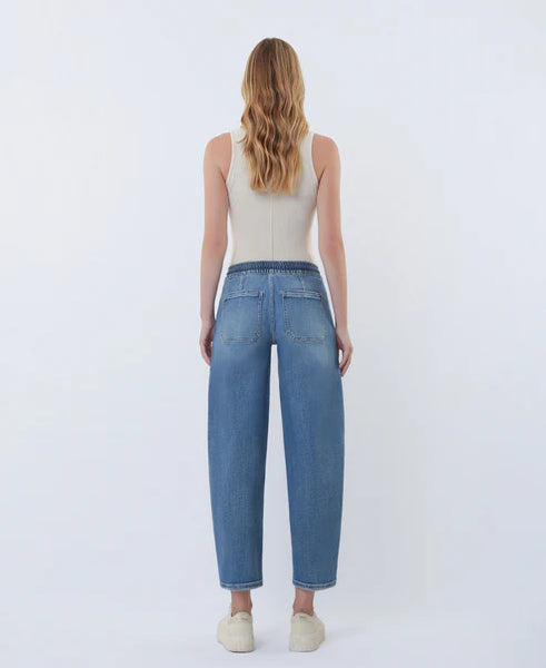 Vervet HR Drawstring With Band Wide Barrel Jean