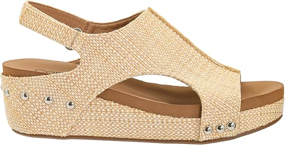 Corkys Volta II Wedge in Raffia