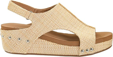 Corkys Volta II Wedge in Raffia