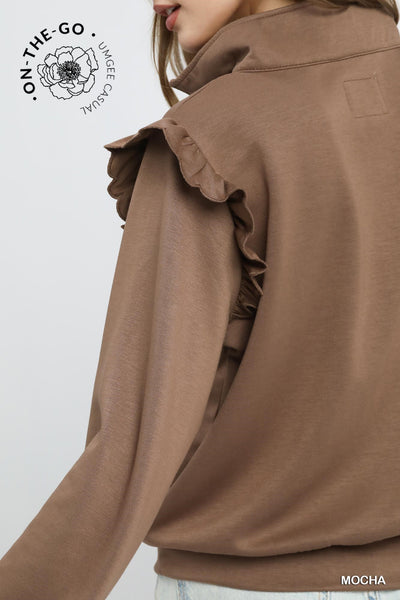 Don't Ruffle My Mood Top