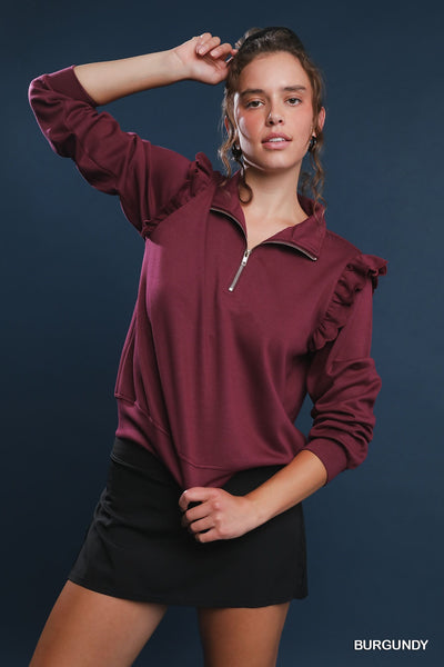 Don't Ruffle My Mood Top