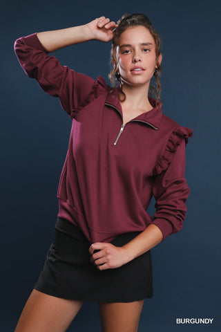 Don't Ruffle My Mood Top