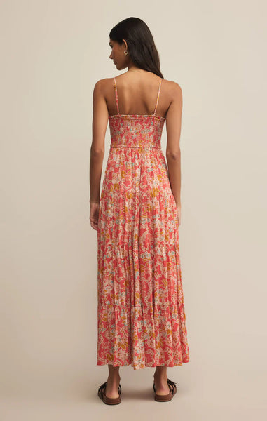 Z Supply Balos Jardin Floral Midi Dress