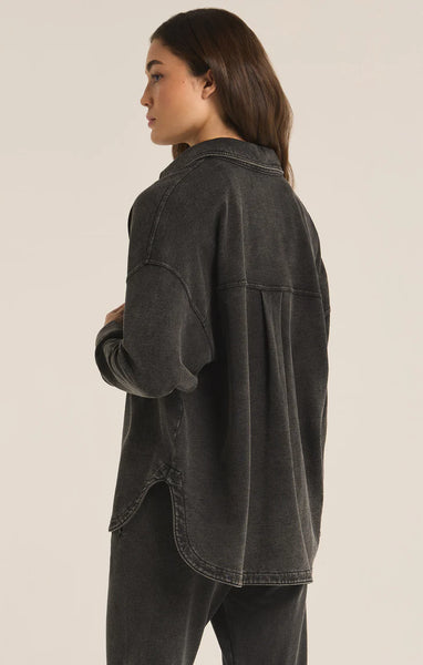 Z Supply All Day Knit Denim Jacket