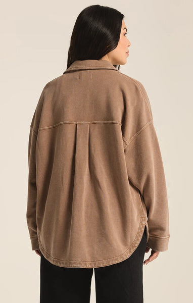 Z Supply All Day Knit Denim Jacket
