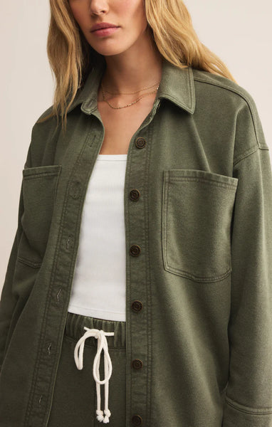 Z Supply All Day Knit Denim Jacket