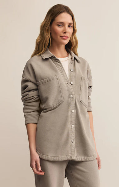 Z Supply All Day Knit Denim Jacket