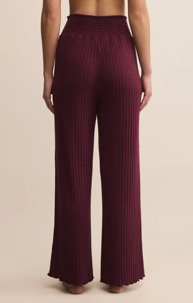 Z Supply Dawn Smocked Rib Pant
