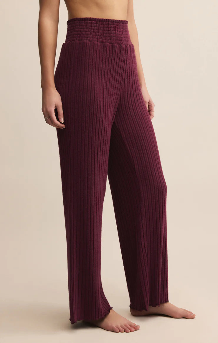 Z Supply Dawn Smocked Rib Pant