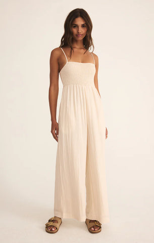 Z Supply Beachside Smocked Jumpsuit