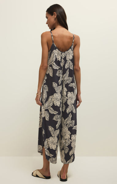 Z Supply Flared Asha Floral Jumpsuit