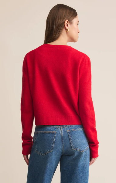 Z Supply Medina Red Cardigan