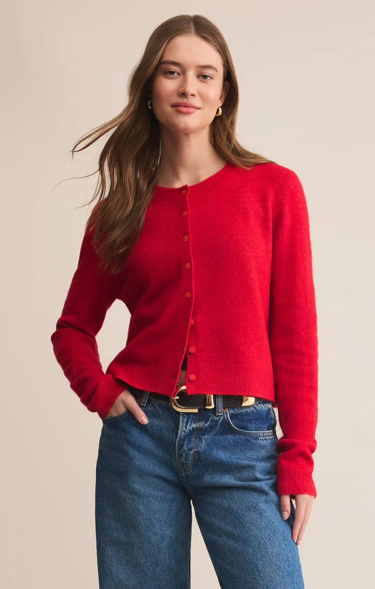 Z Supply Medina Red Cardigan
