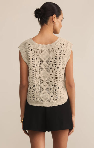 Z Supply Baroque Crochet Top
