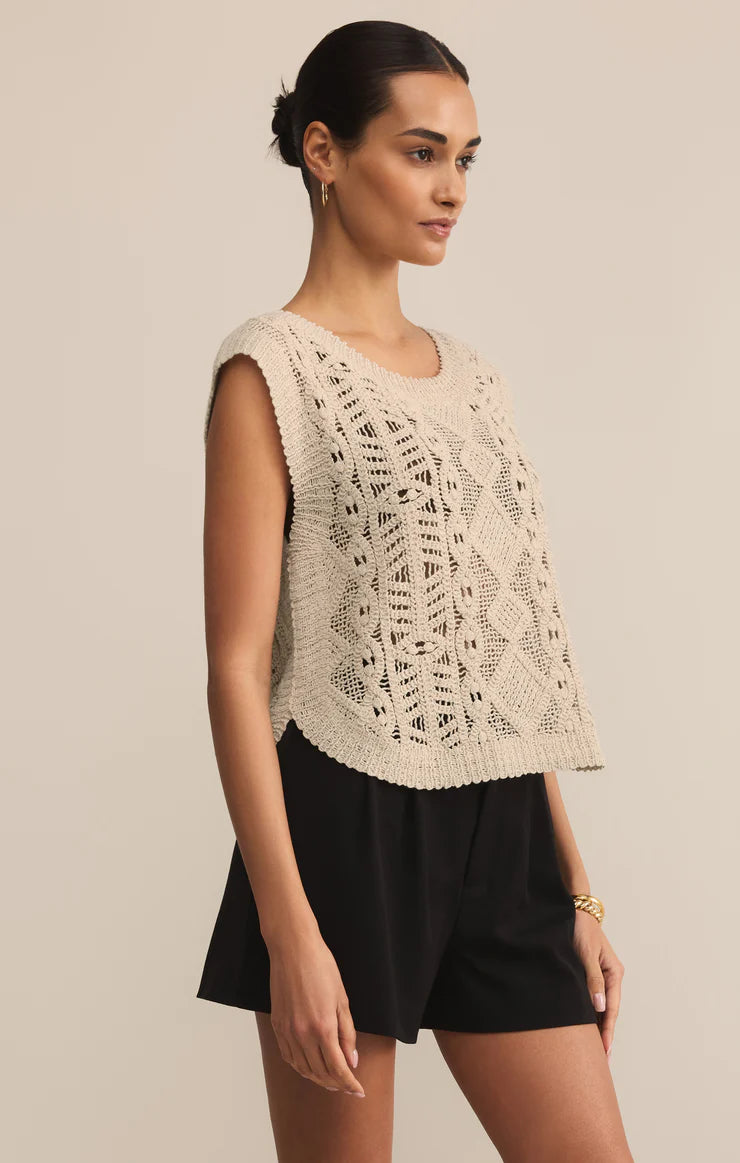 Z Supply Baroque Crochet Top