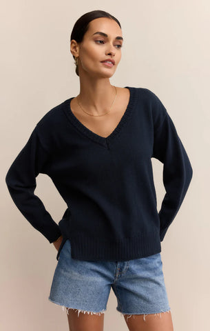 Z Supply All Around V-Neck Sweater