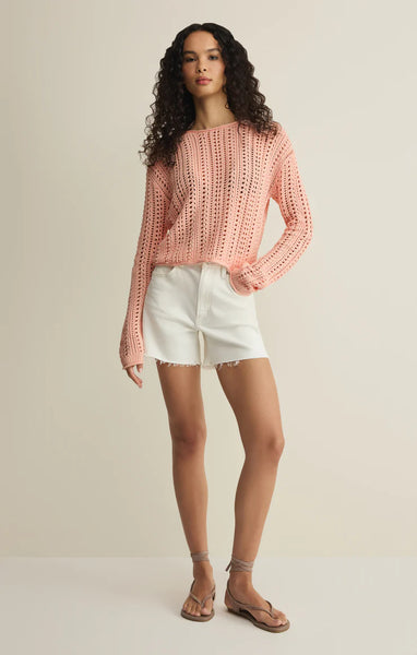 Z Supply Upland Crochet Sweater