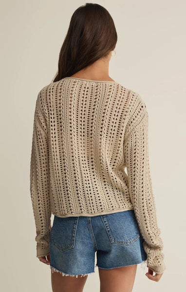 Z Supply Upland Crochet Sweater