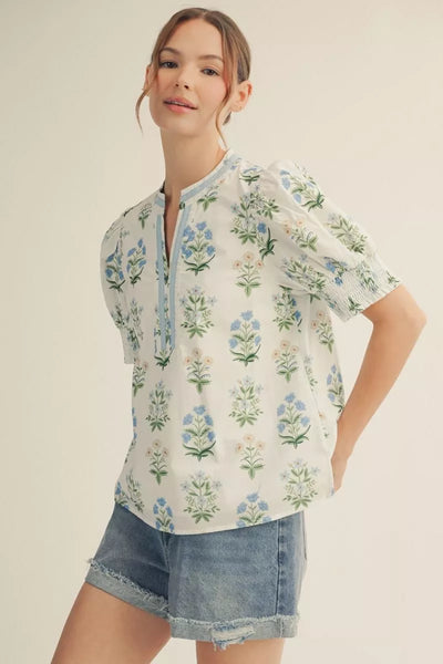 Floral Charm Top