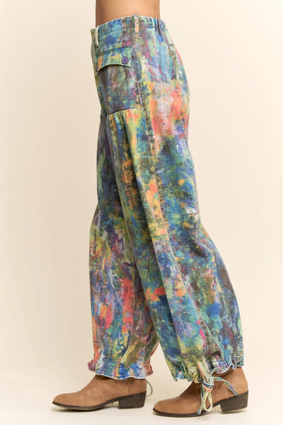 Water Color Spill Pant