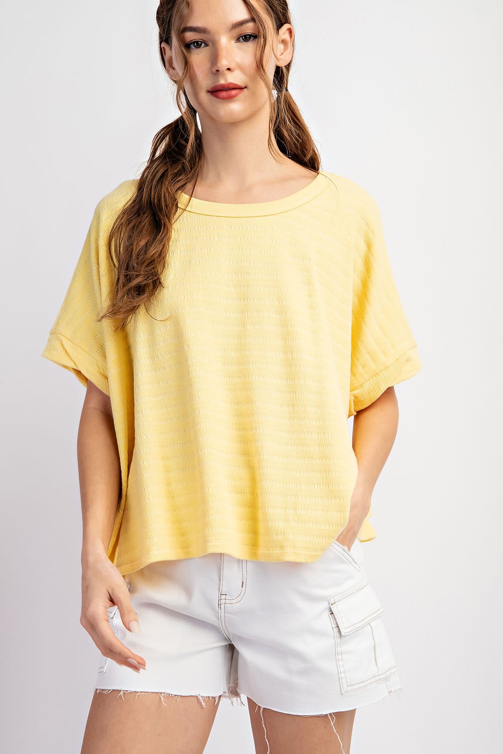 Textured Body Top