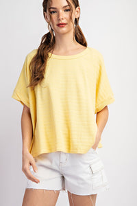 Textured Body Top