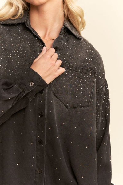 Rhinestone Cowgirl Button Up