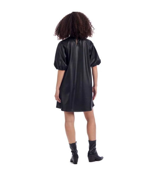 Raine Leather Dress by Mud Pie