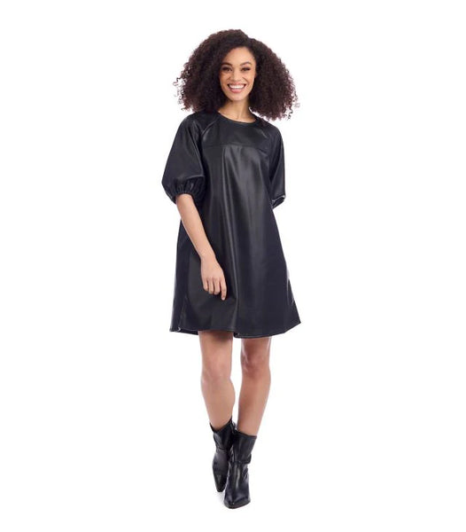 Raine Leather Dress by Mud Pie