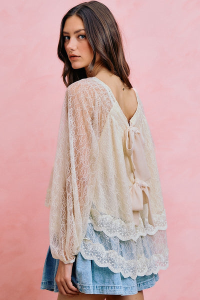 Fall in Love with Lace Top