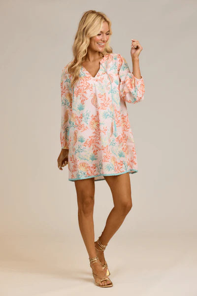 Mud Pie Pearla Cover Up in Orange