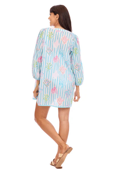 Mud Pie Pearla Coverup Blue