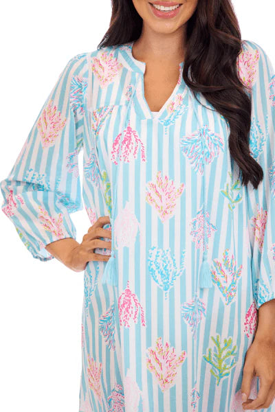 Mud Pie Pearla Coverup Blue
