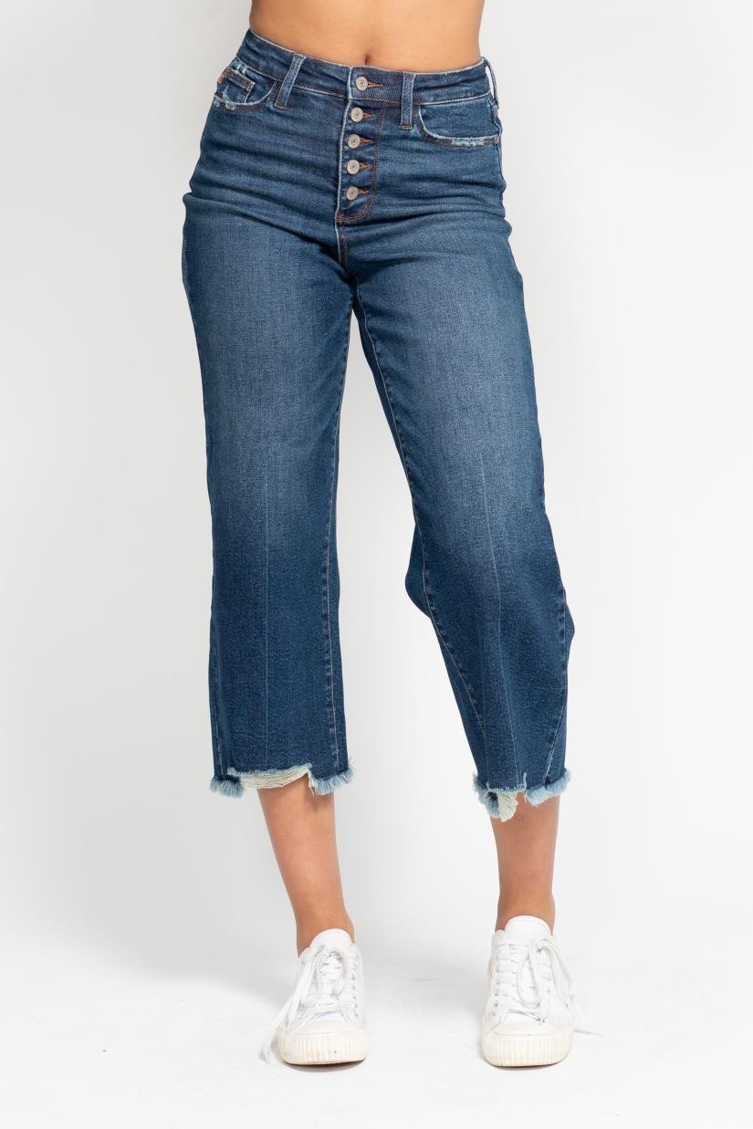 Judy Blue High Rise Button Fly Skinny