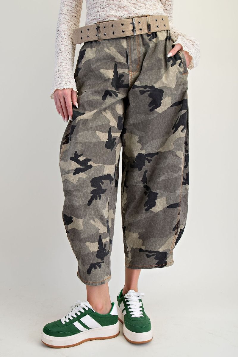 Camo Barrel Pants