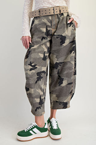 Camo Barrel Pants