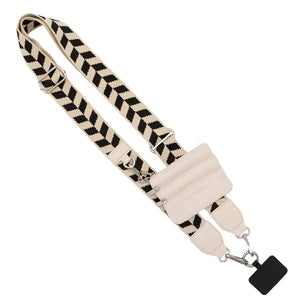 Clip & Go Strap - Black Chevron