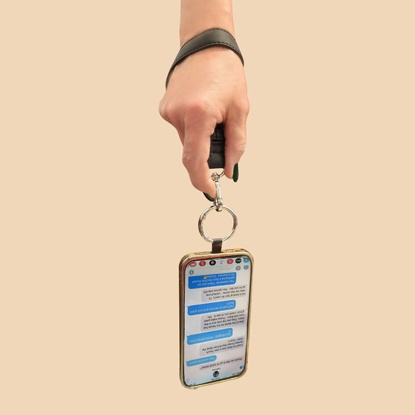 Clip & Go Strap-Leather Pouch
