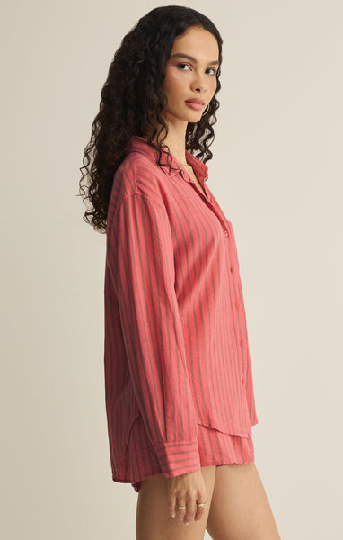 Z Supply The Perfect Striped Button Up