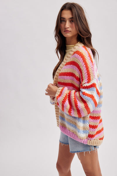Candy Stripe Cardigan