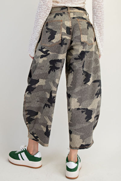 Camo Barrel Pants