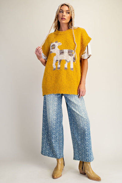 Rows Of Flowers Jeans