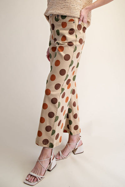 Mocha Dot Darling Pant